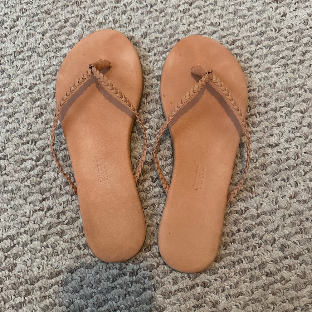 Tkees- Braided Leather Toe Sandals